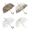 Зонт-трость женский, металл, пластик, ПВХ, 60 см, 8 спиц, 4 дизайна, RST915A 302-341